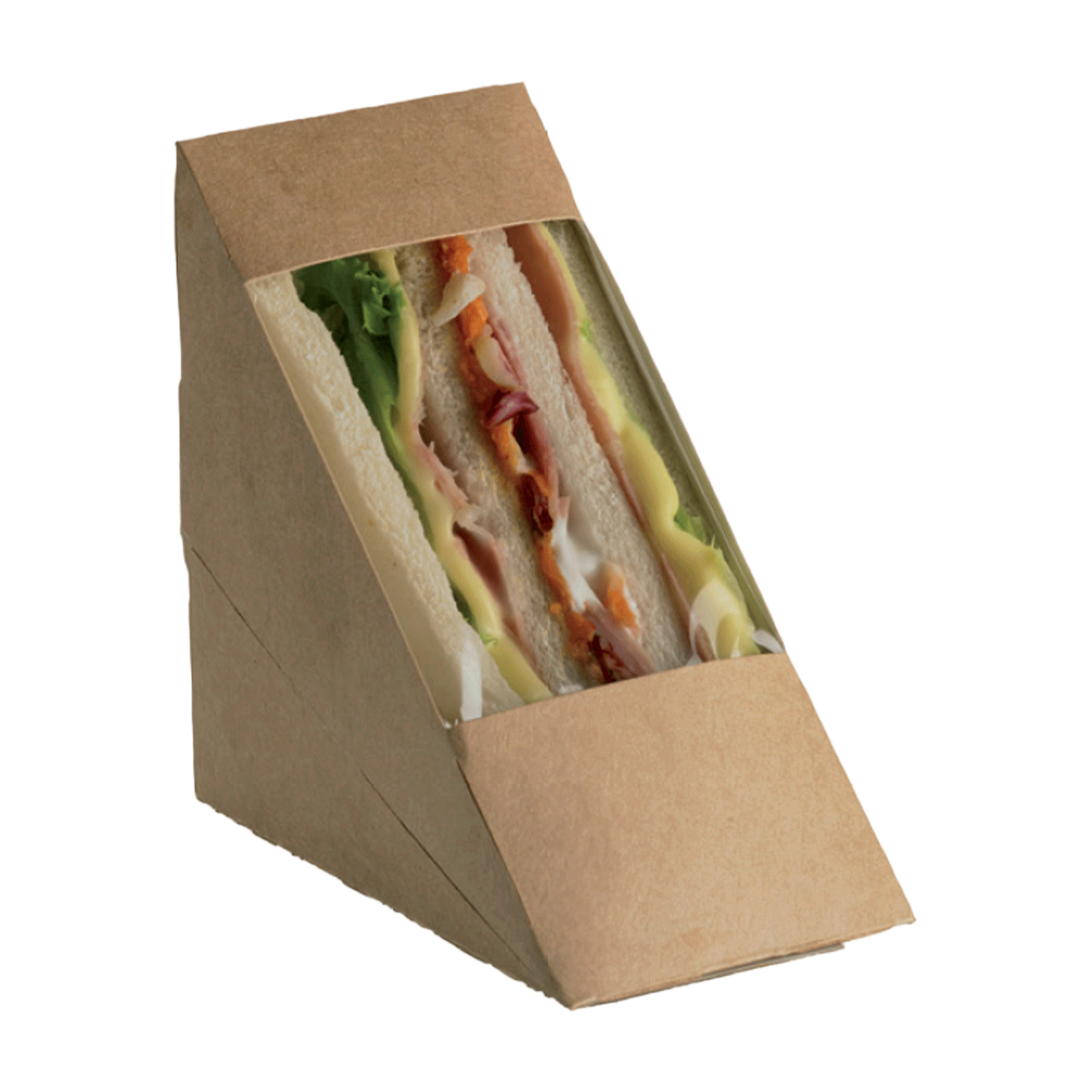 Contenitore per sandwich - Larghezza -cm- 12.3 - H -cm- 12.3 - Profondita -cm- 7.2 - 
