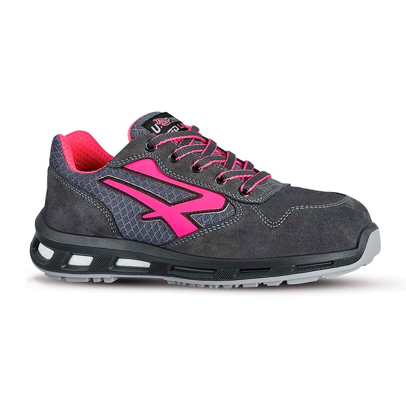 Scarpe U-Power Red Lion S1P - Modello Verok - Colore fucsia - Numero 39 - 